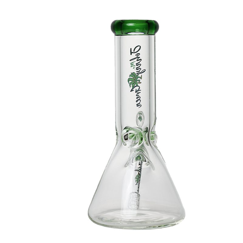 Johnny Green | 10″ Beaker Bong – 9MM Thick with Elephant Joint & Grid Percolator (MJG-001)