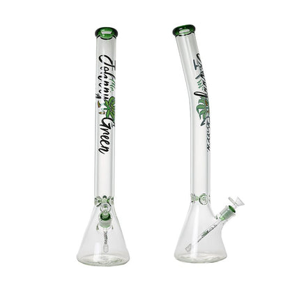 Johnny Green | 24″ Beaker Bong – 9MM Thick Bent Neck with Grid Percolator Slide (MJG-010)