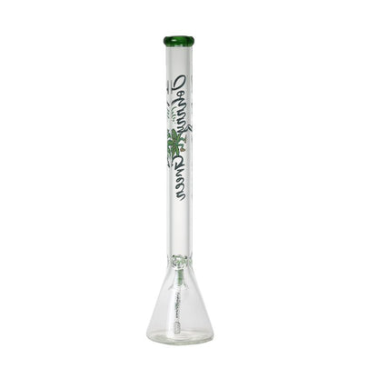 Johnny Green | 24″ Beaker Bong – 9MM Thick Bent Neck with Grid Percolator Slide (MJG-010)