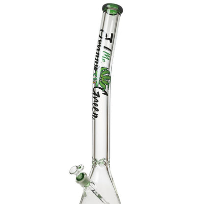 Johnny Green | 24″ Beaker Bong – 9MM Thick Bent Neck with Grid Percolator Slide (MJG-010)