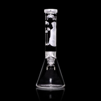 Midnight 14″ Clear Beaker Bong