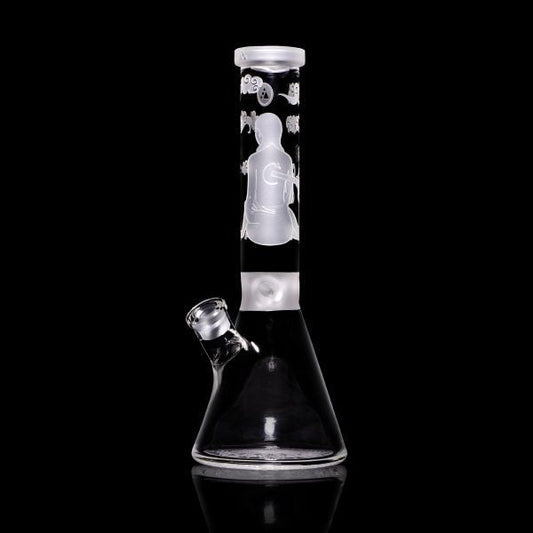 Midnight 14″ Clear Beaker Bong