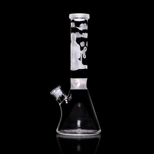 Midnight 14″ Clear Beaker Bong