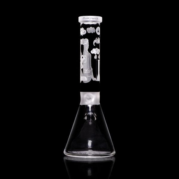 Midnight 14″ Clear Beaker Bong