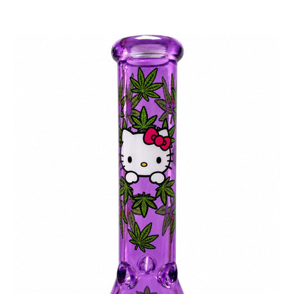 14" Character & Leaf Pattern Beaker