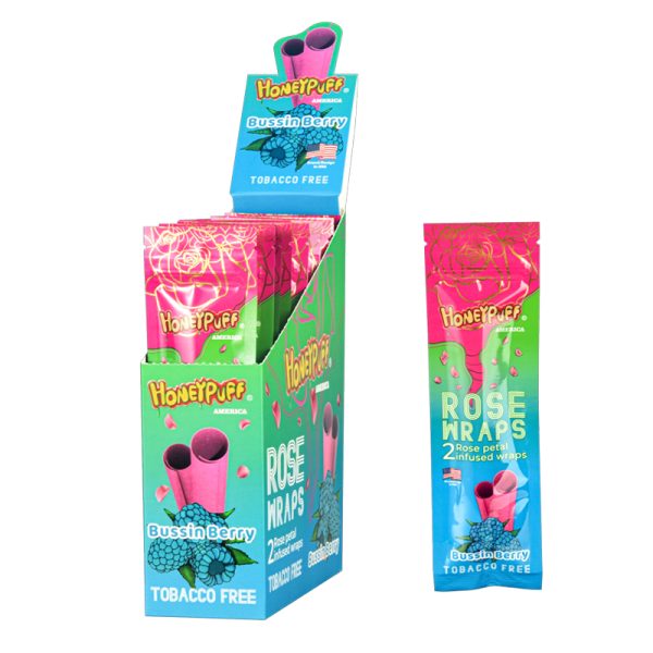 Honey Puff | Organic Flavored Rose Wraps – Box of 15 [P1291]