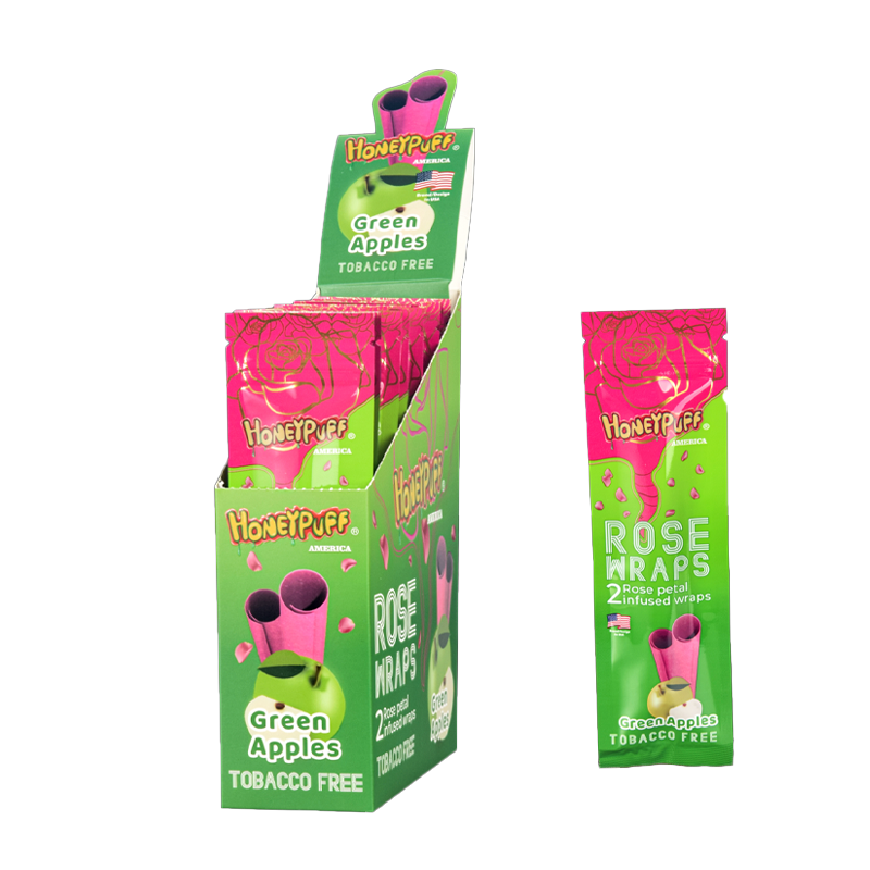 Honey Puff | Organic Flavored Rose Wraps – Box of 15 [P1291]