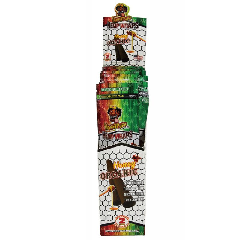 Honey Puff | Flavored Hemp Wrap-12 packs/display  [P809x]
