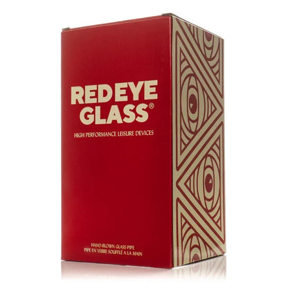 Red Eye Glass 8" Beaker Bong with Decorative Gift Box included