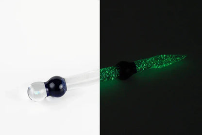 Shine glassworks | Glow in the dark Dabber with Small opal-Made In Canada_8