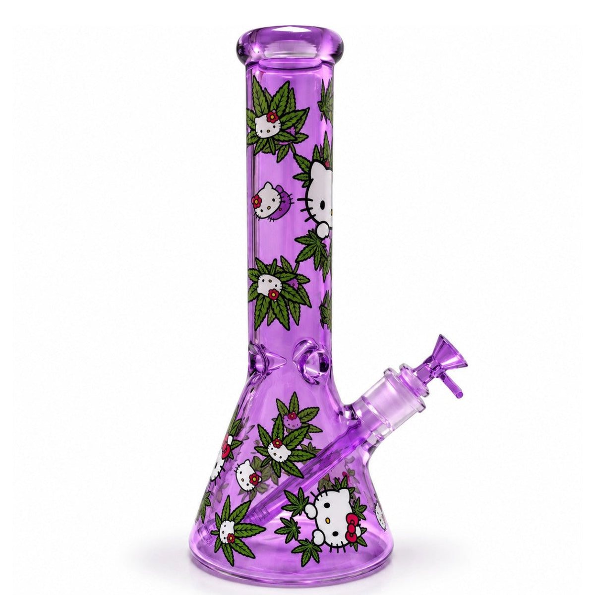 14" Character & Leaf Pattern Beaker