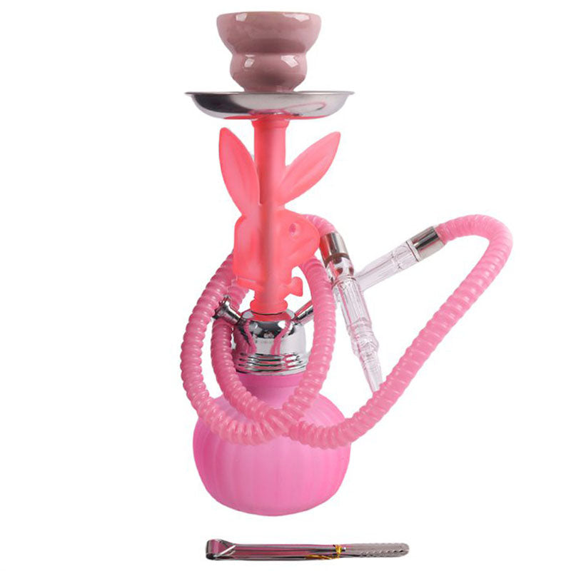 11" Hookah Single Hose, Bunny Bliss Shape Pink Color [SMKE-024]_0