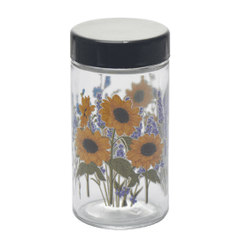 180ml Glass Storage Jar with Sticker Design – Compact & Stylish [SMKZ-145]