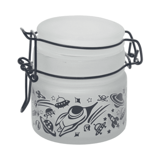 UFO Design Glass Storage Jar-Multiple Sizes Available [SMKZ-141]