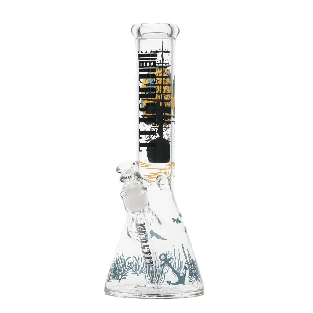 14" Schooner Beaker Bong – 5mm Thick Glass