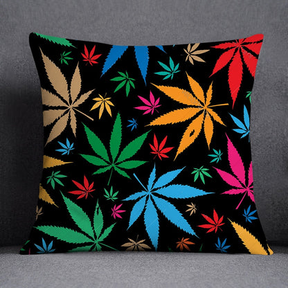 Weed Themed Pillow Case