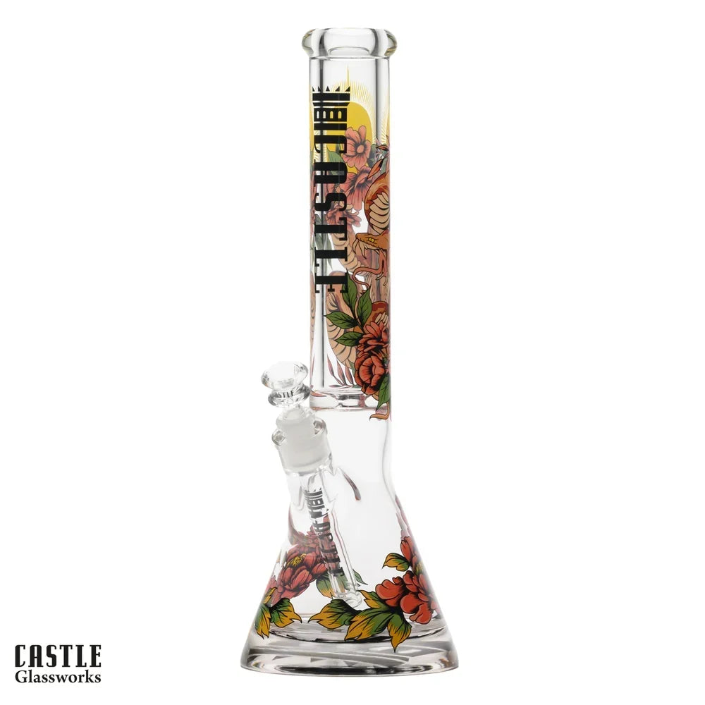 16" Serpent Beaker Bong - 9mm Thick Glass