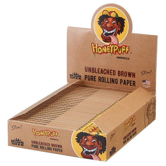 Honey Puff | Rolling Paper King Size – Unbleached Brown [P1180-02]
