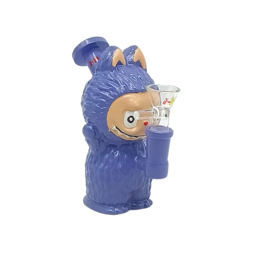 HYDRO | 4.6-Inch Character Style Colored Glass Mini Rig (MST197)