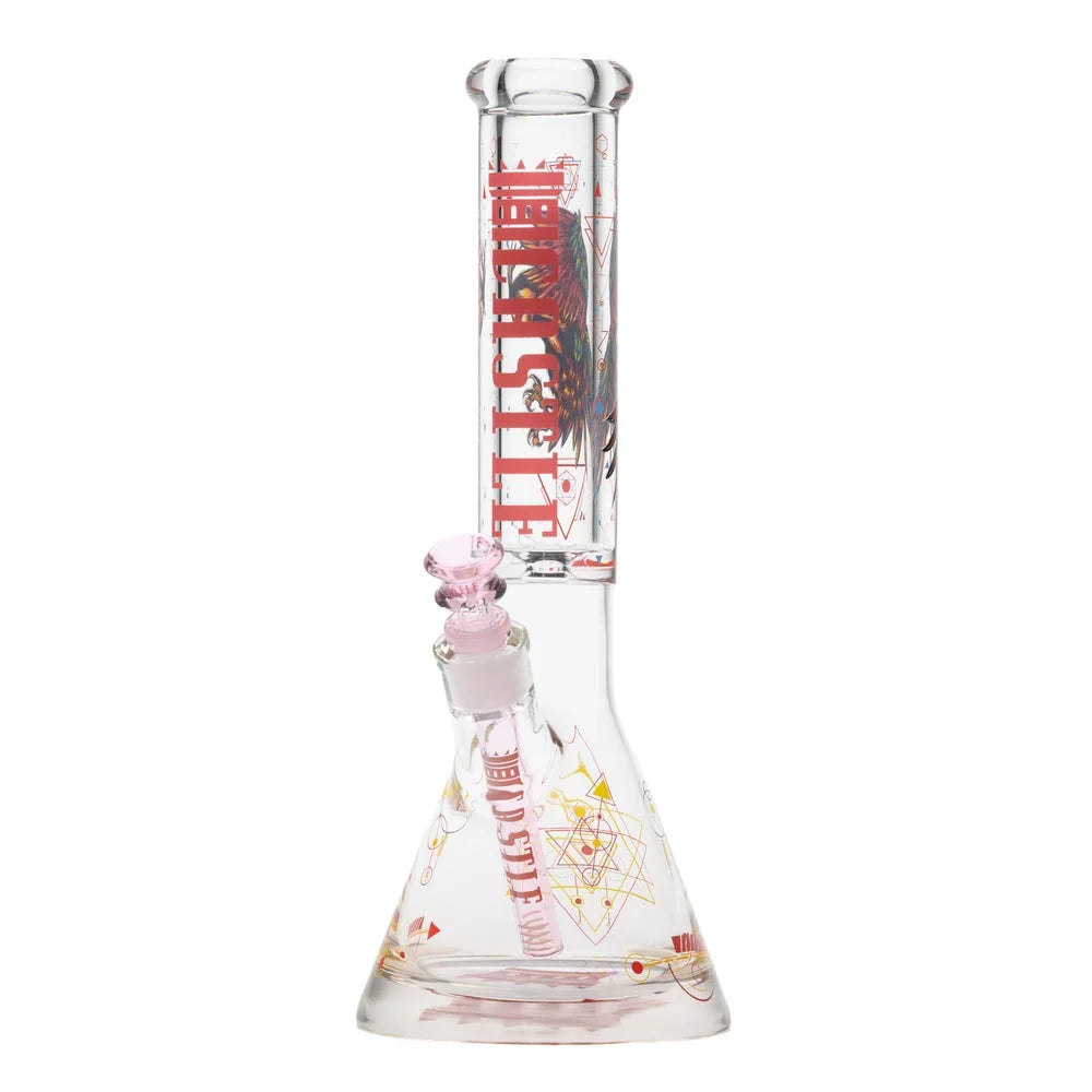 14" Wisdom Beaker Bong - 9mm Thick Glass