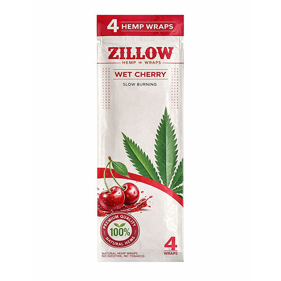 Zillow | Hemp Wraps – 4 Count (20 Packs / Box)