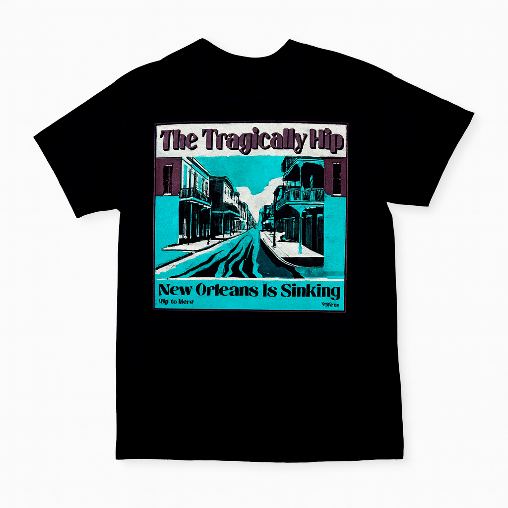 The Tragically Hip | "New Orleans" Men's T-Shirt Black - Officially Licensed