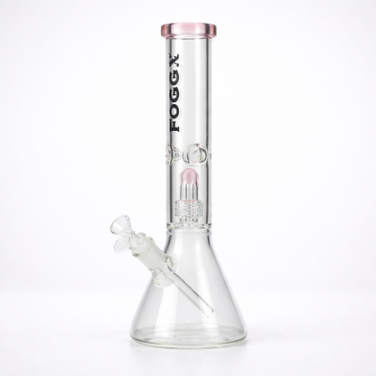 FOGGX | 14" Glass Water Pipe with Percolator [FT187]