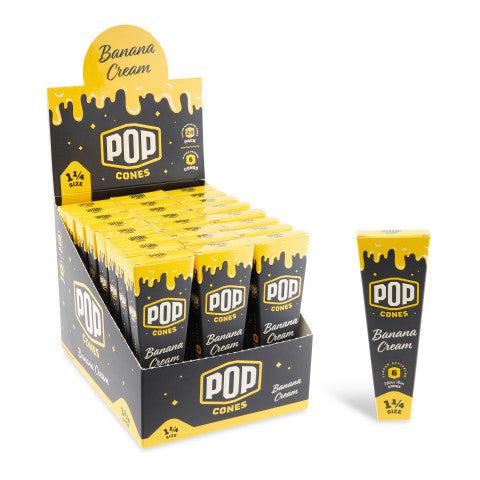 Pop Cones | 1 1/4 Pre-Rolled Cones with Flavor Tip – 6 Pack (24ct Display)