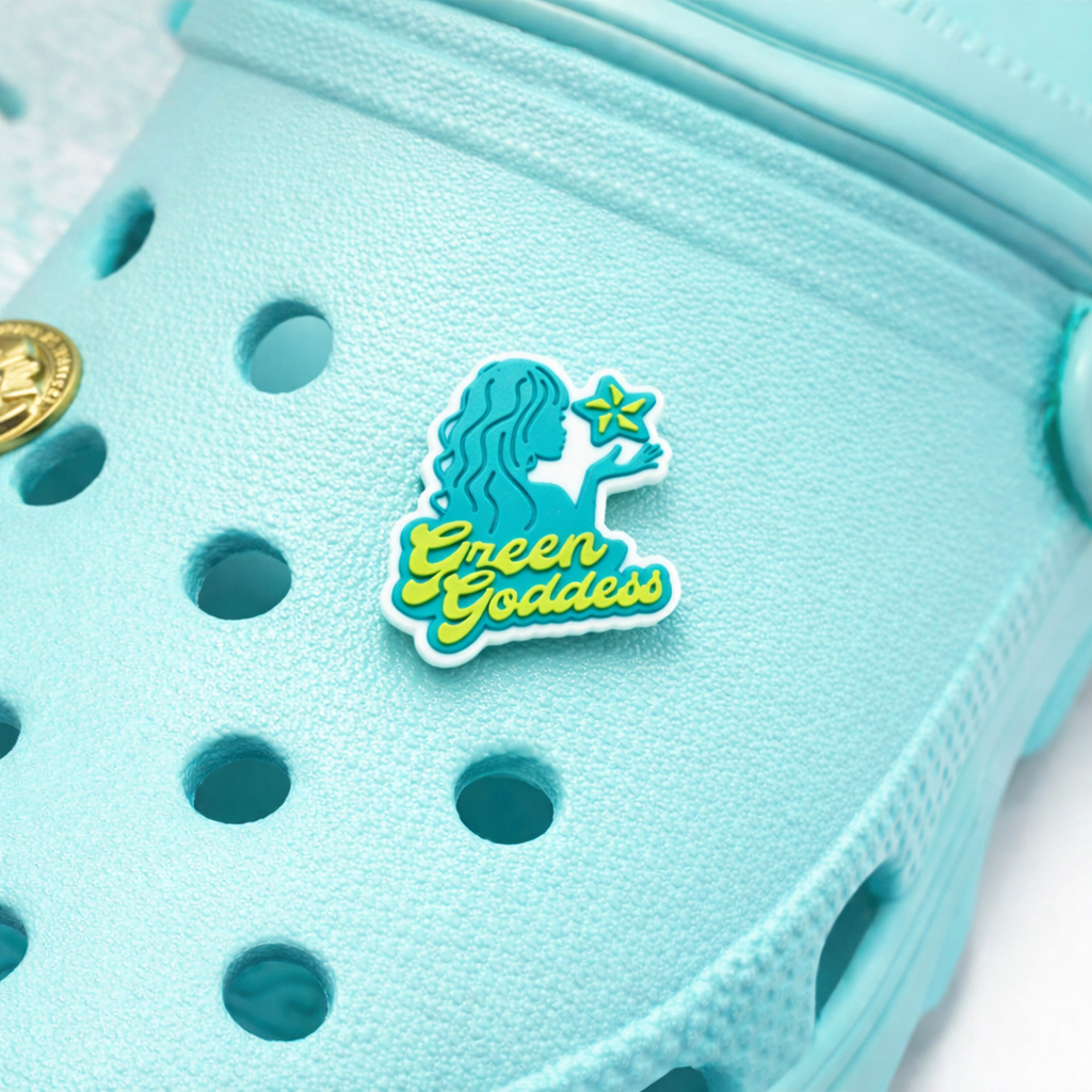 Green Goddess | 8-Pack Croc Charms