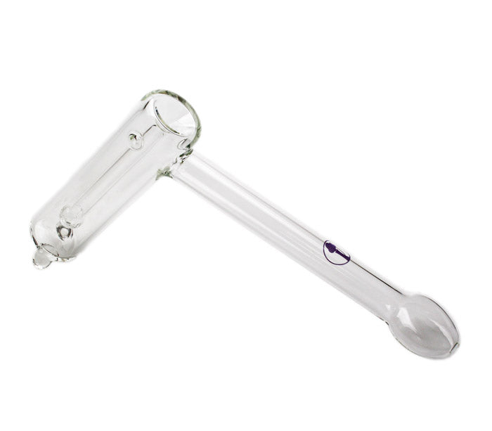 Tree Glass | 7.5" Thin Showerhead Hammer Glass Bubbler