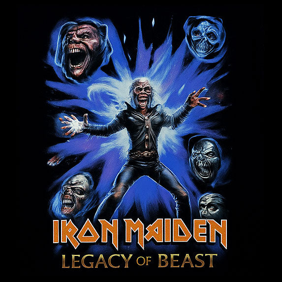 Iron Maiden | “Legacy of the Beast” Short Sleeve Men’s Black T-Shirt – Officially Licensed Rock Band Tee