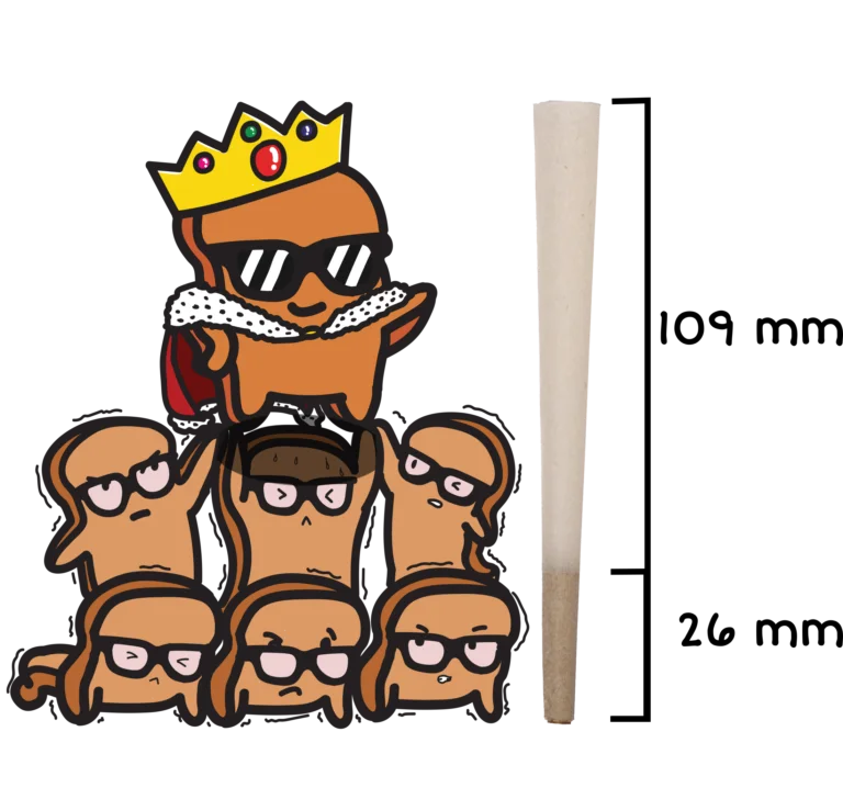 Choast Rolls | 3 Pack King Size Hemp Cones- 24 Packs Per Box | Made in France_2