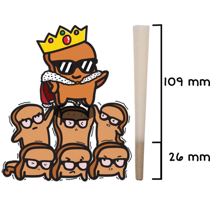 Choast Rolls | 3 Pack King Size Hemp Cones- 24 Packs Per Box | Made in France_2