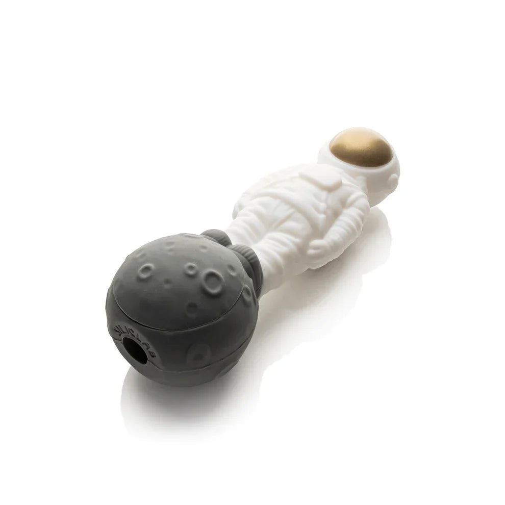 LIT® Silicone | 4.75" Man On The Moon Hand Pipe [TS226]