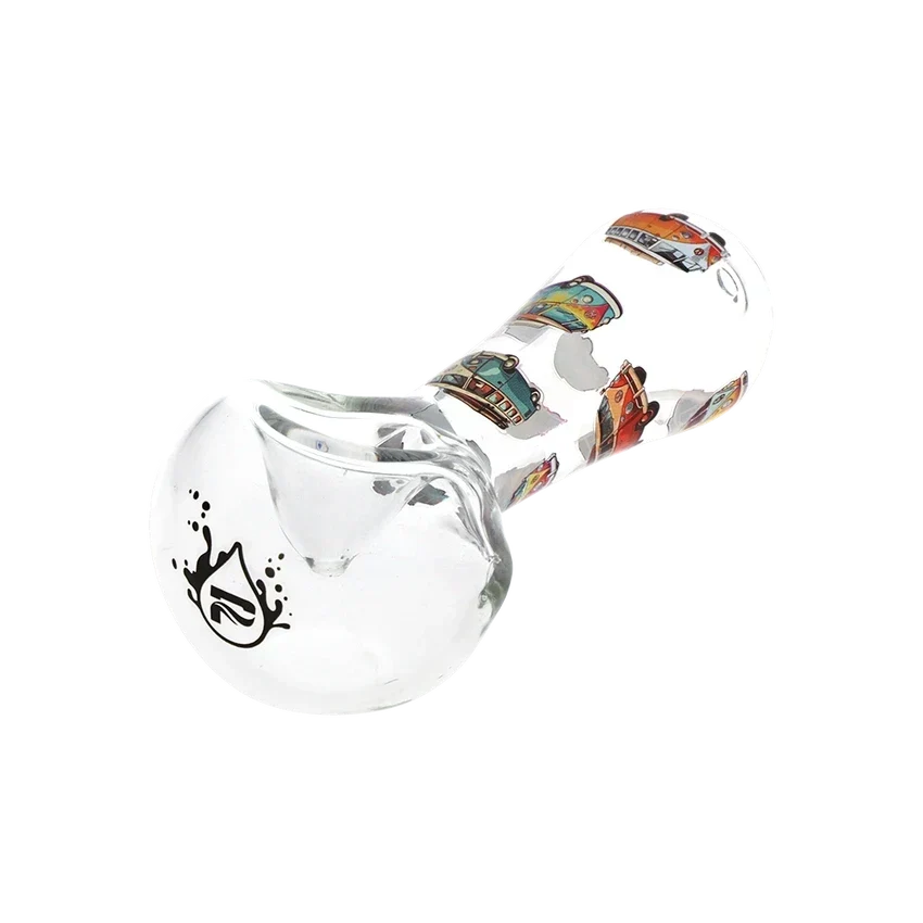 SC Pulsar VW Bus 4.5" Glass Spoon Pipe 3 Count set