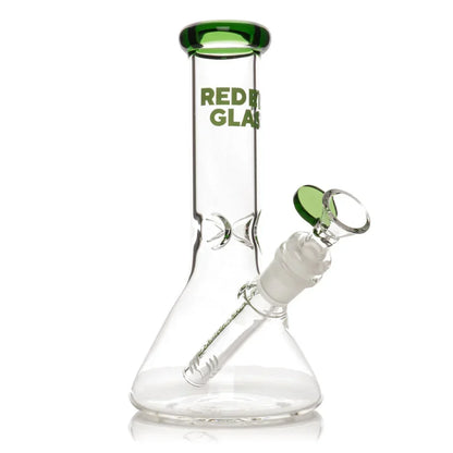 Red Eye Glass 8" Beaker Bong with Decorative Gift Box included