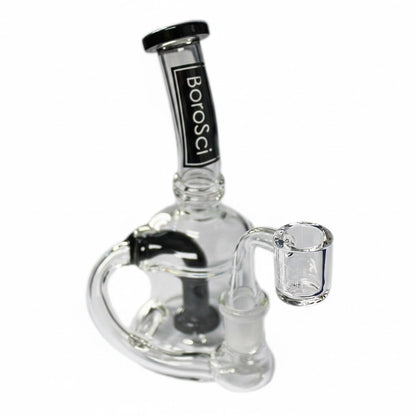 BoroSci | 6" Circ Recycler Glass Rig