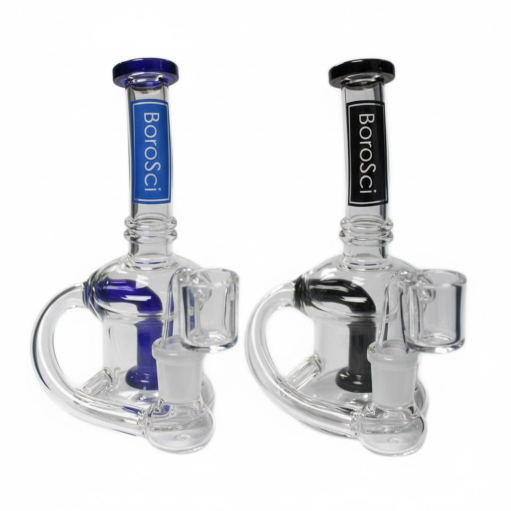 BoroSci | 6" Circ Recycler Glass Rig
