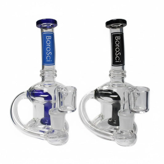 BoroSci | 6" Circ Recycler Glass Rig