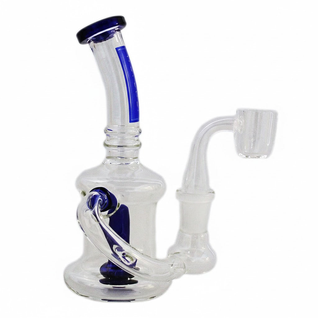BoroSci | 6" Circ Recycler Glass Rig