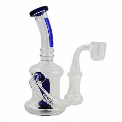 BoroSci | 6" Circ Recycler Glass Rig