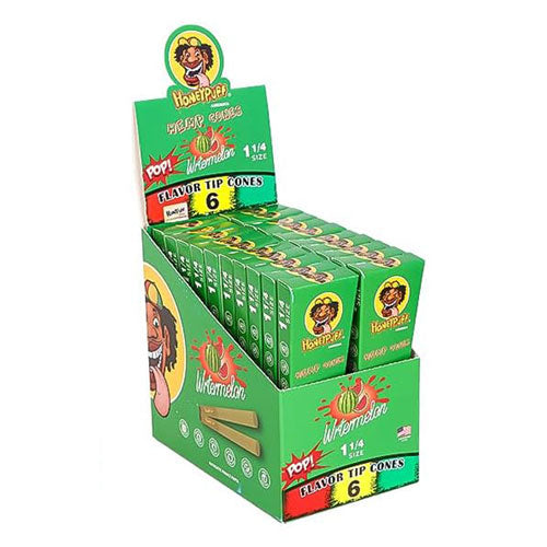 Honeypuff | 1 1/4 Size Fruit flavor tip 6pk Hemp cones Box of 20_6
