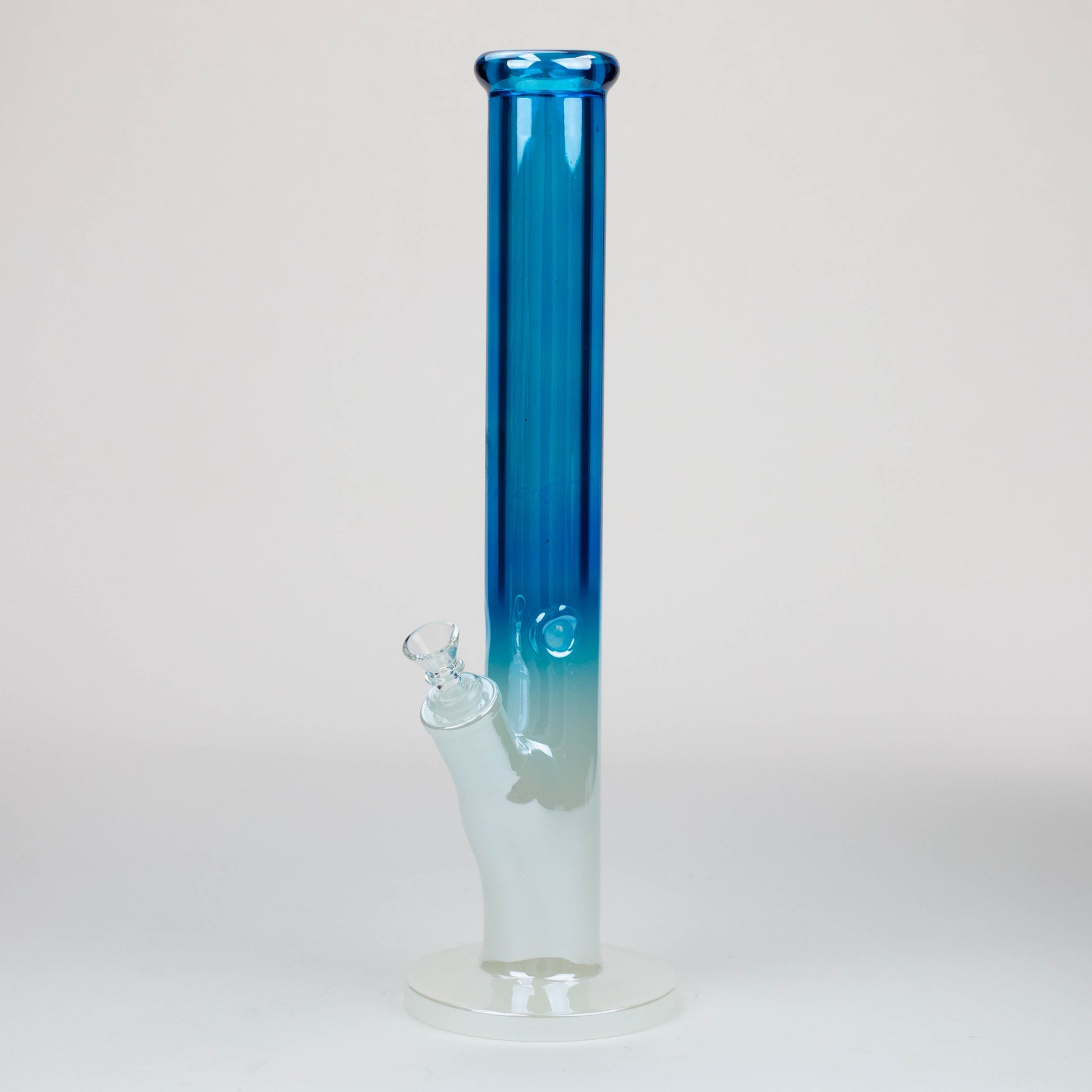 16" Electroplated Gradient Classic tube 9 mm glass bong [WP196]_0