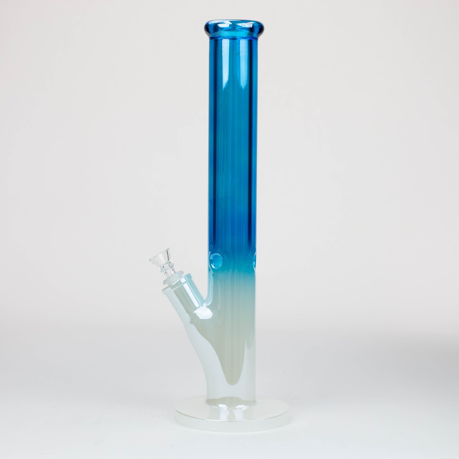 16" Electroplated Gradient Classic tube 9 mm glass bong [WP196]_1