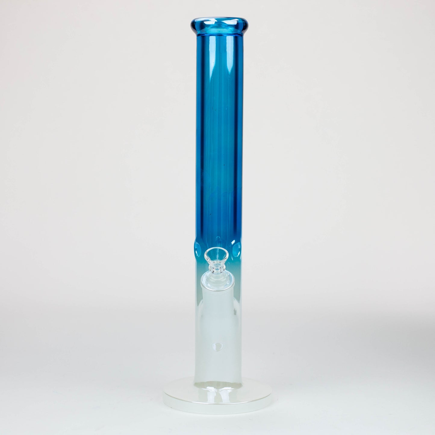 16" Electroplated Gradient Classic tube 9 mm glass bong [WP196]_2