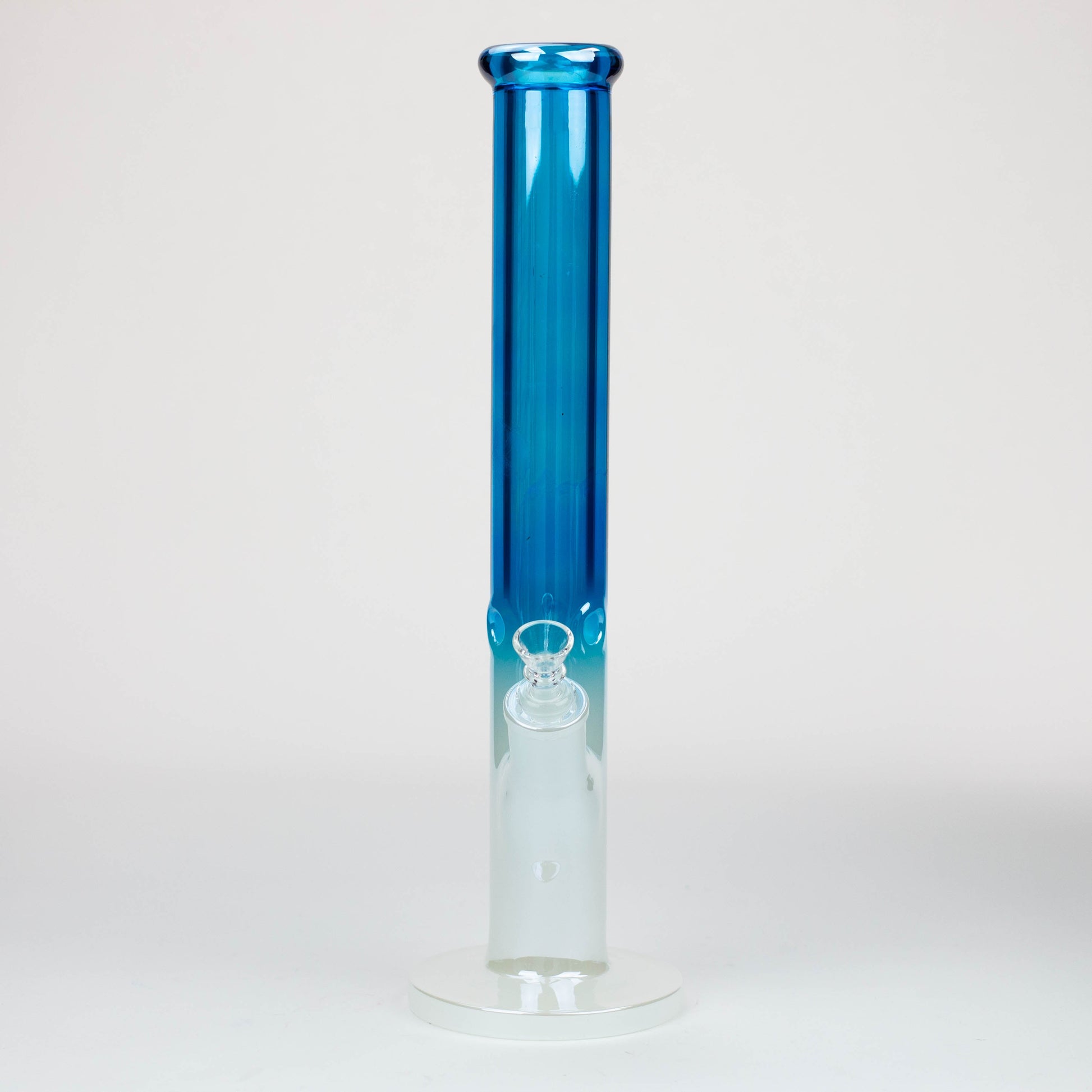 16" Electroplated Gradient Classic tube 9 mm glass bong [WP196]_2