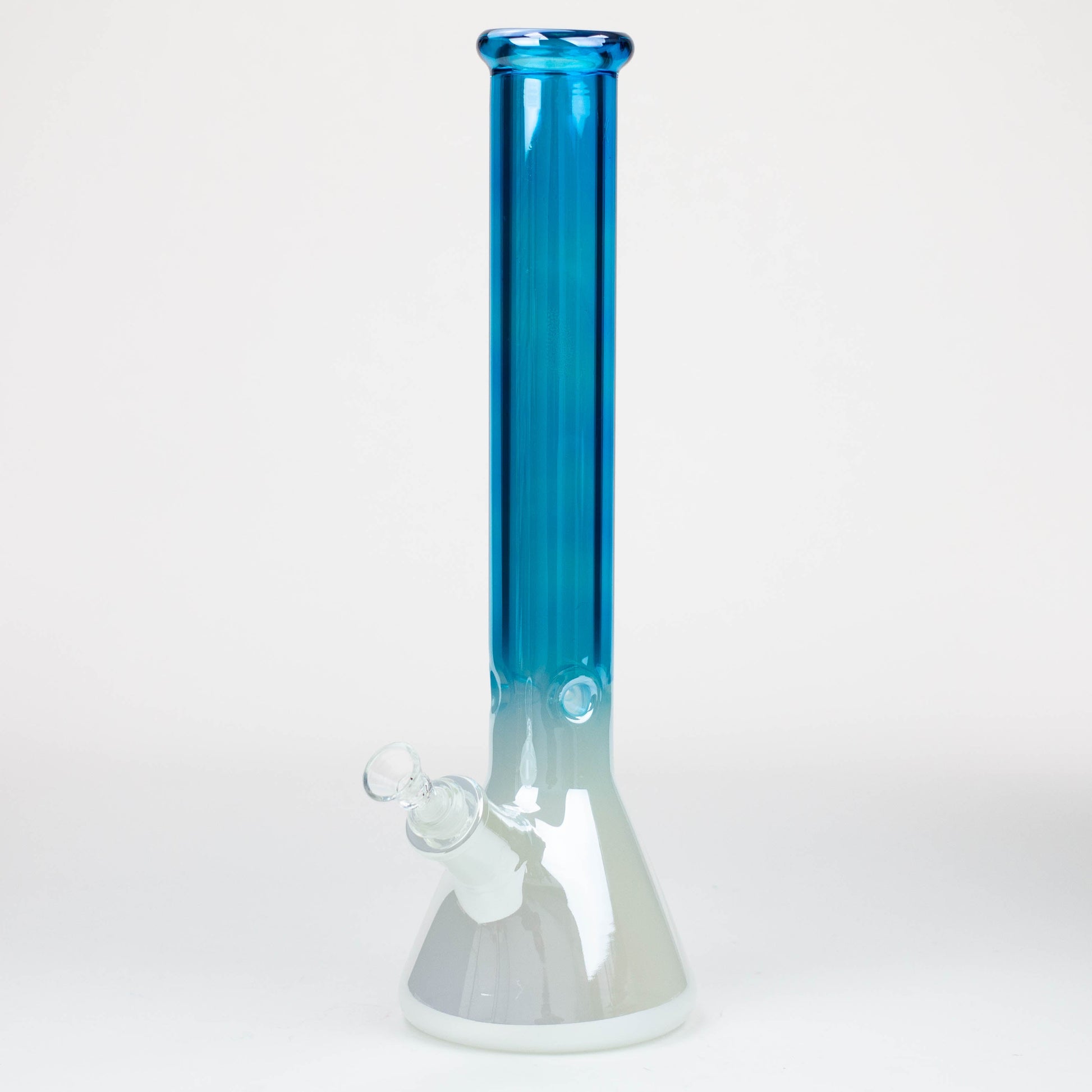 16" Electroplated Gradient Classic beaker 9 mm glass bong [WP187]_0