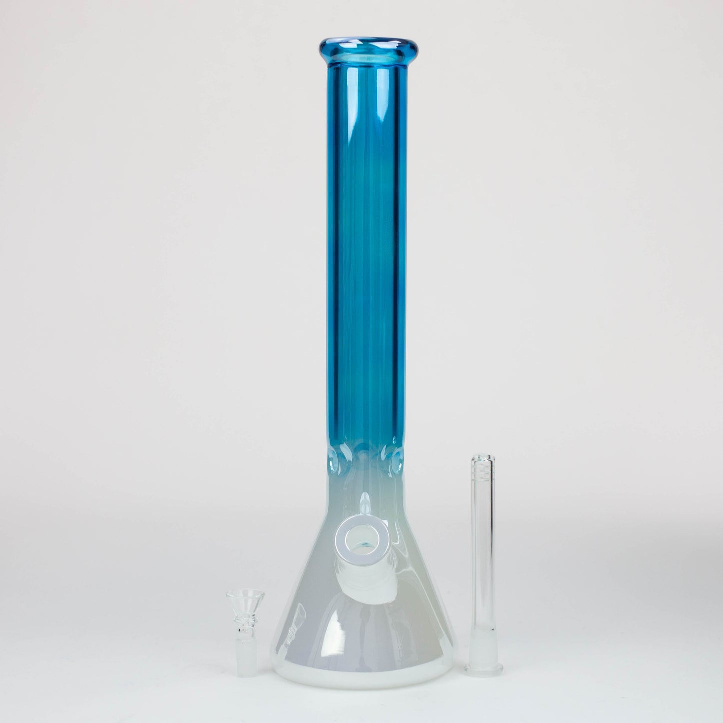 16" Electroplated Gradient Classic beaker 9 mm glass bong [WP187]_6