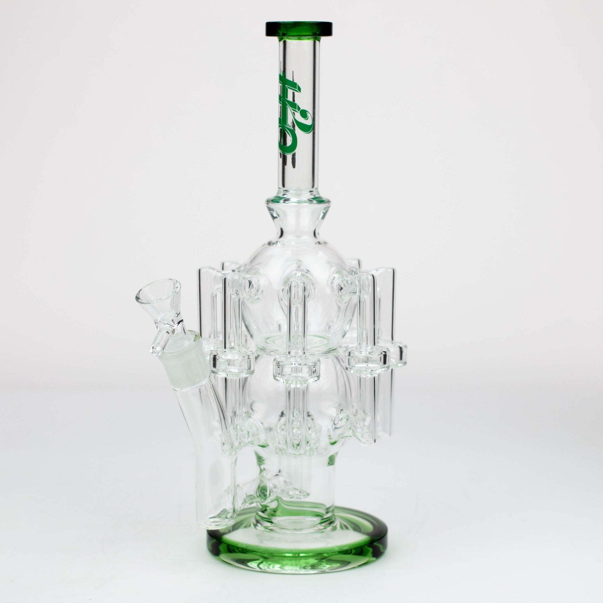 13.5" H2O Glass water recycle bong [H2O-17]_1