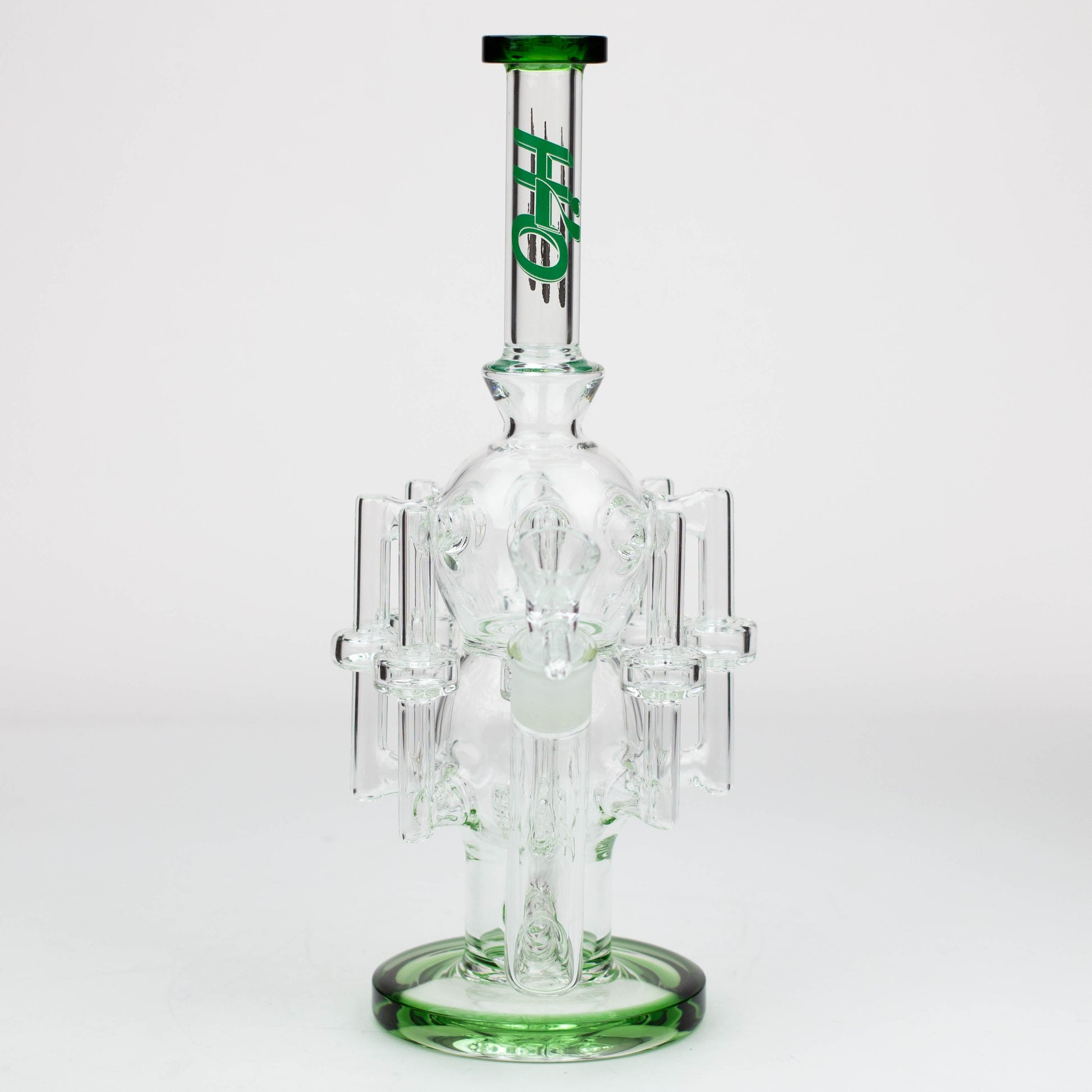 13.5" H2O Glass water recycle bong [H2O-17]_4